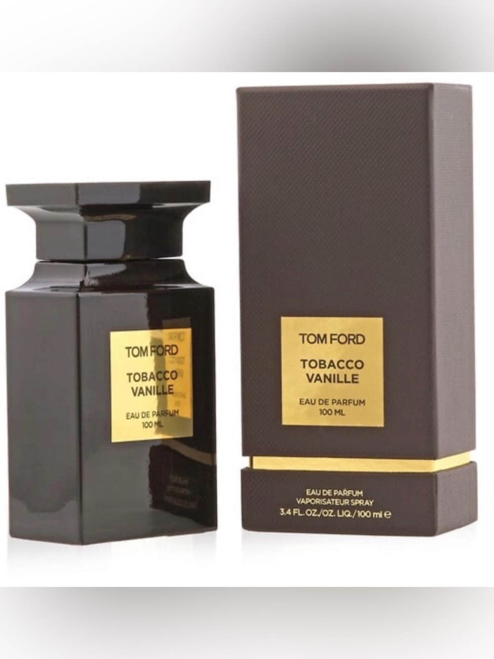 Tom Ford Tobacco Vanille Bottle in Black & Gold